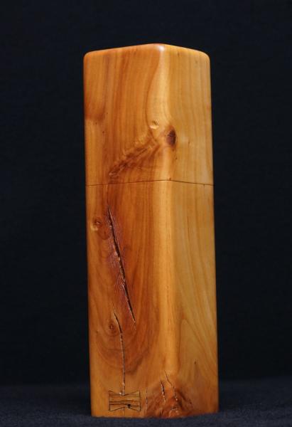 Pfeffermühle Holz Handarbeit Rinde Urig Apfel - CP1801382