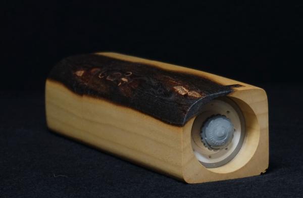 Pfeffermühle Holz Handarbeit Rinde Urig Walnuss - CP1801391