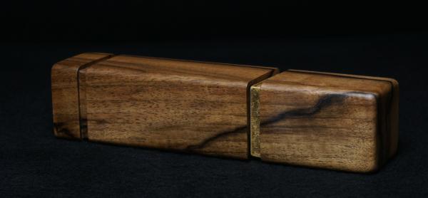 Pfeffermühle Holz Handarbeit Walnuss Urig Rinde - CP1801444