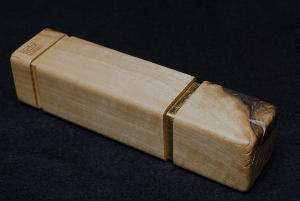 Pfeffermühle Holz Handarbeit Walnuss Urig Rinde - CP1801445