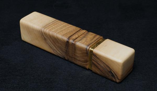 Pfeffermühle Holz Handarbeit Walnuss Gold Urig Rinde - CP1801450