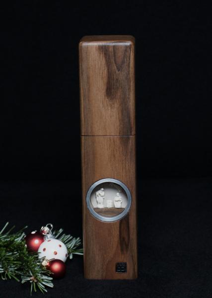 Pfeffermühle Holz Handarbeit Weihnachten Walnuss - CP1801461