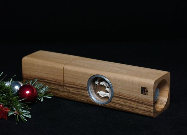 Pfeffermühle Holz Handarbeit Weihnachten Walnuss - CP1801463