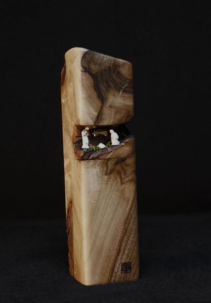 Pfeffermühle Holz Handarbeit Weihnachten Walnuss - CP1801491