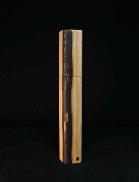 Pfeffermühle Holz Handarbeit Rinde Urig Walnuss - CP1801524