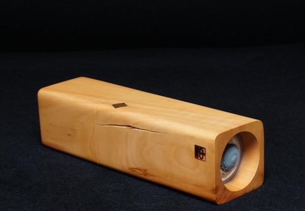 Pfeffermühle Holz Handarbeit Rinde Urig Apfel - CP1801544