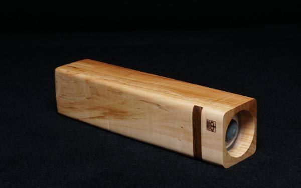 Pfeffermühle Holz Handarbeit Rinde Urig Apfel - CP1801545