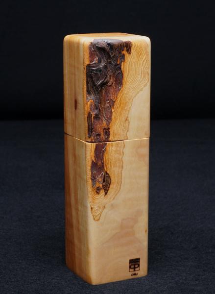 Pfeffermühle Holz Handarbeit Chilimühle Gewürze Apfel - CP1801584