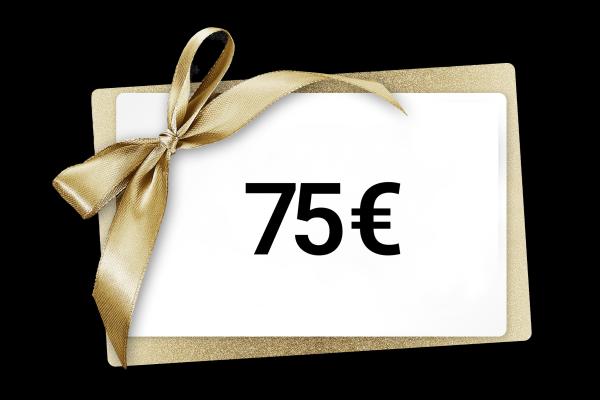 Geschenkgutschein 75 €